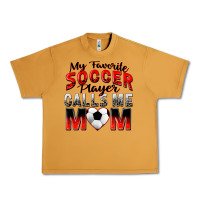 Peanut Butter my favorite soccer player calls me mom Urban Heavy Tee - Zillion Design Studio
