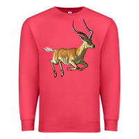 Cardinal Impala Antelope Illustrations Premium Sweatshirt - LillyAllenDesigns