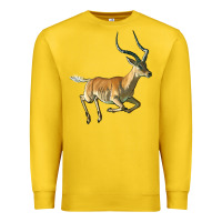 Lemon Impala Antelope Illustrations Premium Sweatshirt - LillyAllenDesigns