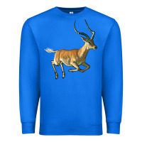 True Royal Impala Antelope Illustrations Premium Sweatshirt - LillyAllenDesigns