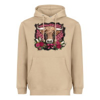 Mushroom v.d. cow and roses Heavyweight Hoodie - AdoDesignShop