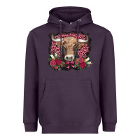 Plum v.d. cow and roses Heavyweight Hoodie - AdoDesignShop