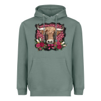 Sage v.d. cow and roses Heavyweight Hoodie - AdoDesignShop