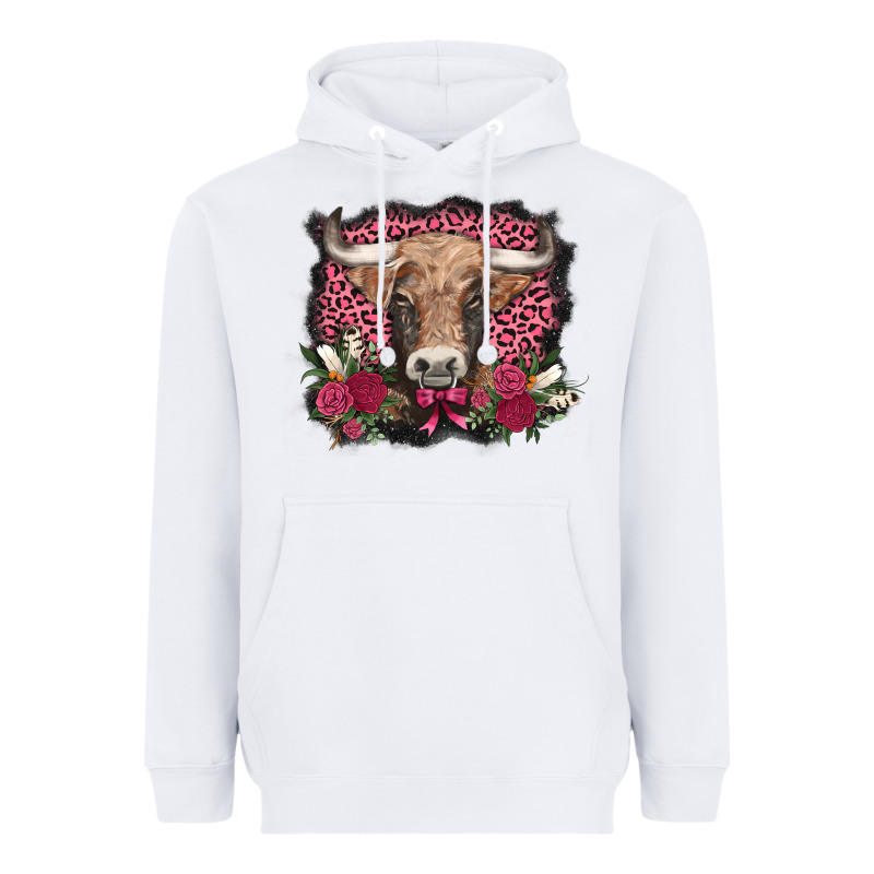 V.d. Cow And Roses Heavyweight Hoodie by AdoDesignShop | Teevron