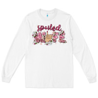 White spoiled wife Long Sleeve Tee - Zillion Design Studio