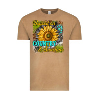 Vintage Camel raised on country and sunshine Vintage Tee - texasbilliewilder