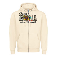Sandshell being nana makes my life complate Zipper Hoodie - CowhideDigitalArt