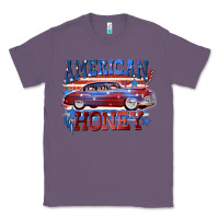 Lavender American honey 4th of july Classic Tee - CowGirlArtShop
