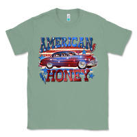 Sage American honey 4th of july Classic Tee - CowGirlArtShop