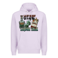 Lilac last night we let the liquor talk cowboy western c Premium Hoodie - NancyCooperArtShop