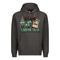 Smoke last night we let the liquor talk cowboy western c Premium Hoodie - NancyCooperArtShop