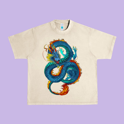 Urban Heavy Tee Blue dragon