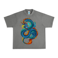 Tornado Blue dragon Urban Heavy Tee - RanaPortraitStore