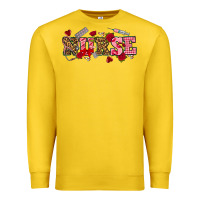 Lemon valentines day nurse Premium Sweatshirt - NancyCooperArtShop