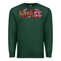 Sports Green valentines day nurse Premium Sweatshirt - NancyCooperArtShop