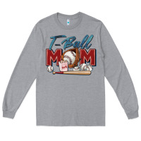 Heather Grey t ball mom Long Sleeve Tee - Zillion Design Studio