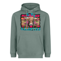 Sage be my valentine with cow Heavyweight Hoodie - AdoDesignShop