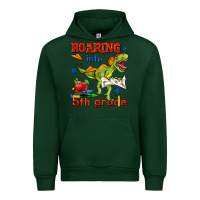 Forest Green roaring into 5th grade Urban Hoodie - BundleAndBundleShop