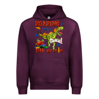 Mauve Wine roaring into 5th grade Urban Hoodie - BundleAndBundleShop