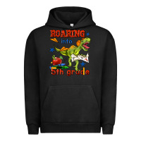 Pigment Black roaring into 5th grade Urban Hoodie - BundleAndBundleShop