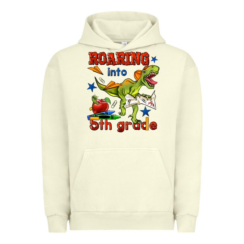 Roaring Into 5th Grade Urban Hoodie by BundleAndBundleShop | Teevron