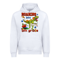 White roaring into 5th grade Urban Hoodie - BundleAndBundleShop