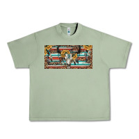 Oil Green Boho bull skull and serape Urban Heavy Tee - RanaPortraitStore