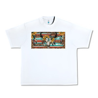White Boho bull skull and serape Urban Heavy Tee - RanaPortraitStore