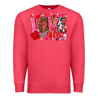 Cardinal valentines day love nurse Premium Sweatshirt - NancyCooperArtShop