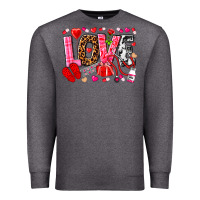 Charcoal Heather valentines day love nurse Premium Sweatshirt - NancyCooperArtShop