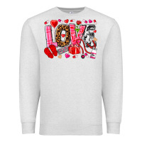 Oatmeal Heather valentines day love nurse Premium Sweatshirt - NancyCooperArtShop