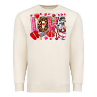 Sandshell valentines day love nurse Premium Sweatshirt - NancyCooperArtShop