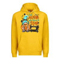 Lemon just a woman who loves to sew Premium Hoodie - NancyCooperArtShop