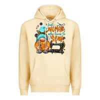 Pina Colada just a woman who loves to sew Premium Hoodie - NancyCooperArtShop