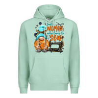Seafoam just a woman who loves to sew Premium Hoodie - NancyCooperArtShop