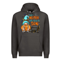 Smoke just a woman who loves to sew Premium Hoodie - NancyCooperArtShop