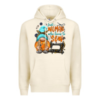 Tofu just a woman who loves to sew Premium Hoodie - NancyCooperArtShop