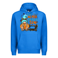 True Royal just a woman who loves to sew Premium Hoodie - NancyCooperArtShop