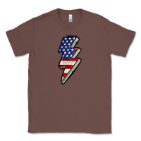 Chestnut American lightning bold 4th of july Classic Tee - CowGirlArtShop