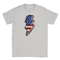 Moon Dust American lightning bold 4th of july Classic Tee - CowGirlArtShop