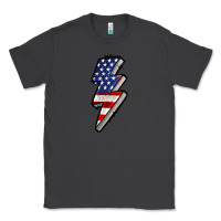 Smoke American lightning bold 4th of july Classic Tee - CowGirlArtShop