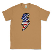 Toasted Coconut American lightning bold 4th of july Classic Tee - CowGirlArtShop