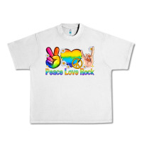 Lunar Rock peace love rock pride Urban Heavy Tee - texasbilliewilder