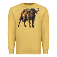Antique Gold Buffalo Premium Sweatshirt - LillyAllenDesigns