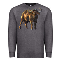 Charcoal Heather Buffalo Premium Sweatshirt - LillyAllenDesigns