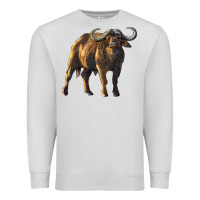 Dove Grey Buffalo Premium Sweatshirt - LillyAllenDesigns