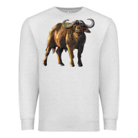 Oatmeal Heather Buffalo Premium Sweatshirt - LillyAllenDesigns
