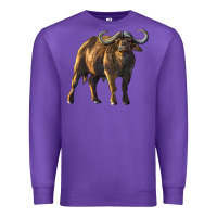 Purple Buffalo Premium Sweatshirt - LillyAllenDesigns