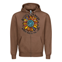Chestnut blessed is the nation whose god is the lord Zipper Hoodie - CowhideDigitalArt
