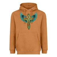 Meerkat wing cross Heavyweight Hoodie - Artiststas